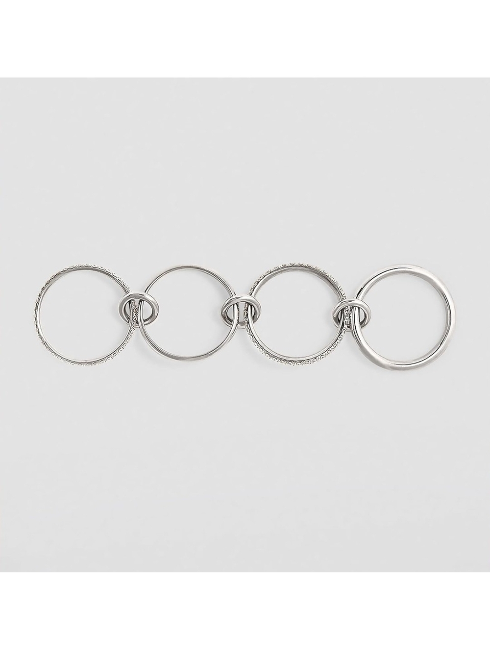 Multi-Row Crystal Stackable Ring - Picture 4 of 7